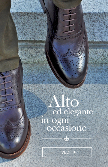 scarpe uomo tacco alto