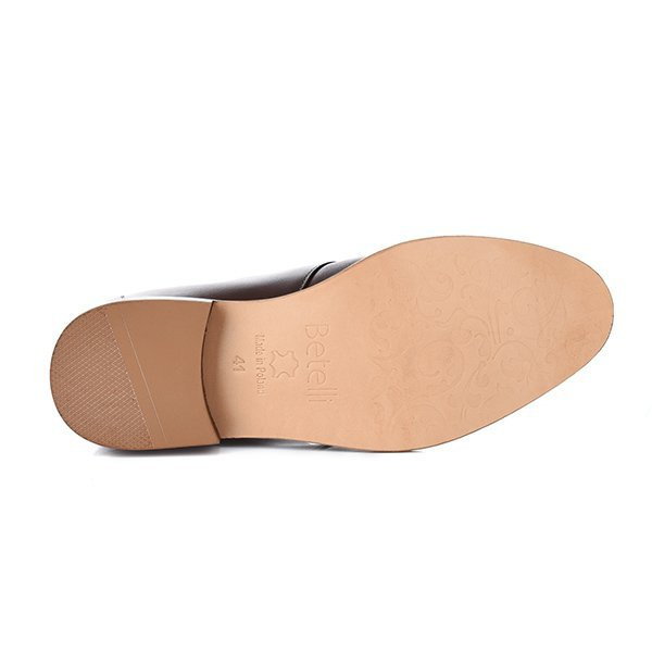 Scarpe rialzanti KALABRIA da uomo su suola in cuoio + 7CM