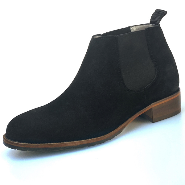 Scarpe rialzate da uomo NERO + 7CM