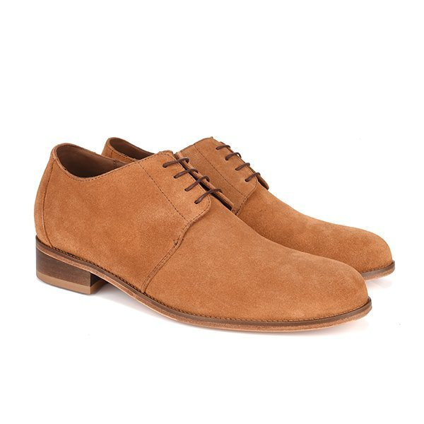 Scarpe rialzate da uomo SONDRIO su suola in cuoio + 7CM 
